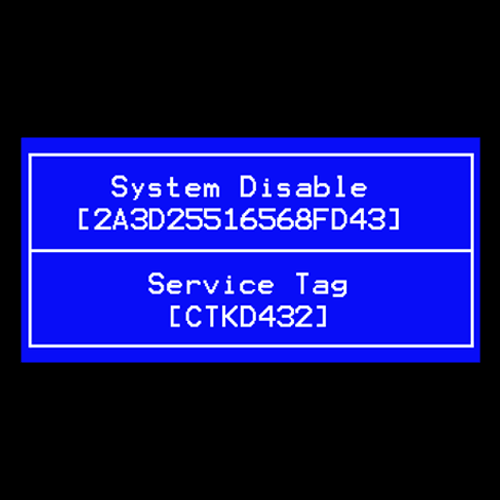 Enabling system. System disabled. the system disable. system disabled 11909. system password.